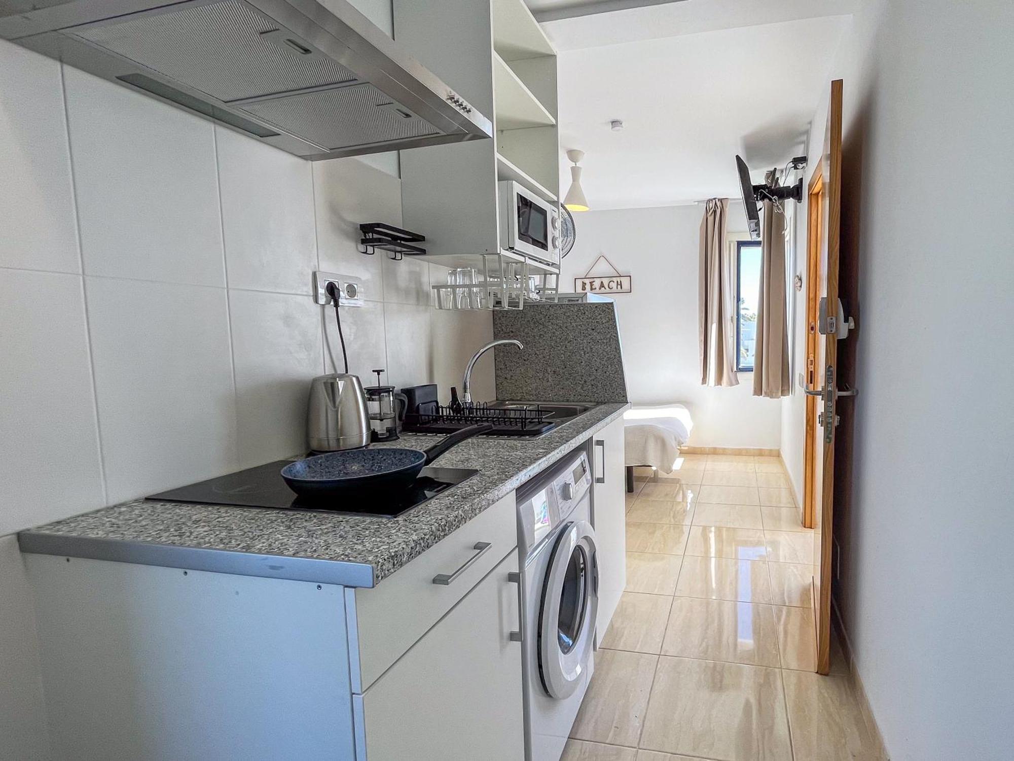 Beachside Studio In Corralejo Bilik gambar
